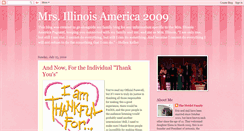 Desktop Screenshot of mrsillinoisamerica2009.blogspot.com