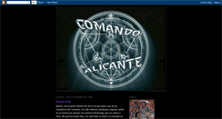 Desktop Screenshot of comandoalicante.blogspot.com