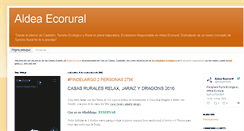 Desktop Screenshot of aldeaecorural.blogspot.com