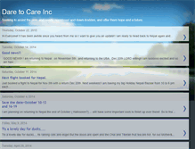 Tablet Screenshot of daretocareblog.blogspot.com