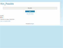 Tablet Screenshot of kim---possible.blogspot.com