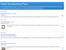 Tablet Screenshot of homewoodworkingplans.blogspot.com