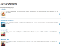 Tablet Screenshot of maynormoments.blogspot.com