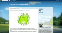 Desktop Screenshot of commonsenseremodelingtips.blogspot.com