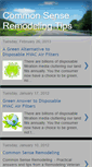 Mobile Screenshot of commonsenseremodelingtips.blogspot.com