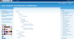 Desktop Screenshot of acnetreatmentandmedication.blogspot.com