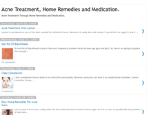 Tablet Screenshot of acnetreatmentandmedication.blogspot.com