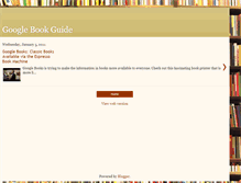 Tablet Screenshot of googlebookguide.blogspot.com