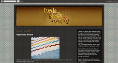 Desktop Screenshot of littleblackteapot.blogspot.com