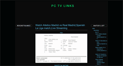 Desktop Screenshot of pc-tv-links.blogspot.com