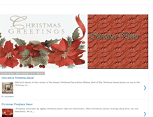 Tablet Screenshot of christmas-decor.blogspot.com