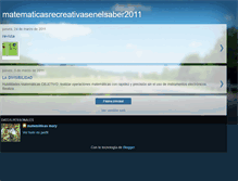 Tablet Screenshot of matematicaselnuevosaber.blogspot.com