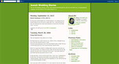 Desktop Screenshot of jewishweddingstories.blogspot.com
