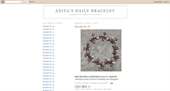 Desktop Screenshot of dailybracelet.blogspot.com