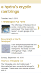 Mobile Screenshot of hydrascrypticramblings.blogspot.com
