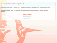 Tablet Screenshot of hotel-washington-rooms.blogspot.com