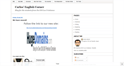 Desktop Screenshot of carlosenglishcorn.blogspot.com