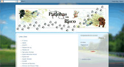 Desktop Screenshot of linkspatinhasemrisco.blogspot.com