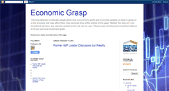 Desktop Screenshot of economicgrasp.blogspot.com