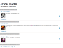 Tablet Screenshot of mirandoabantos.blogspot.com