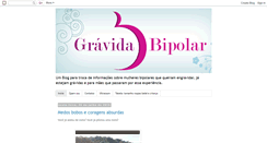 Desktop Screenshot of gravidaebipolar.blogspot.com