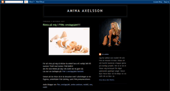 Desktop Screenshot of aminaaxelsson.blogspot.com