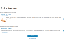 Tablet Screenshot of aminaaxelsson.blogspot.com