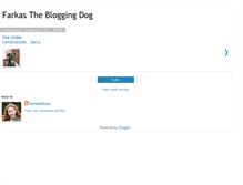 Tablet Screenshot of farkasthebloggingdog.blogspot.com