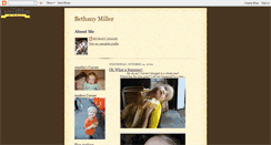 Desktop Screenshot of beth-miller.blogspot.com