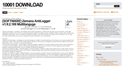 Desktop Screenshot of 10001download.blogspot.com