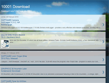 Tablet Screenshot of 10001download.blogspot.com