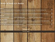 Tablet Screenshot of jaredradtke.blogspot.com