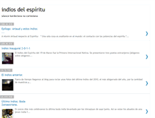 Tablet Screenshot of indiosdelespiritu.blogspot.com