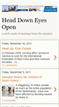 Mobile Screenshot of headdowneyesopen.blogspot.com