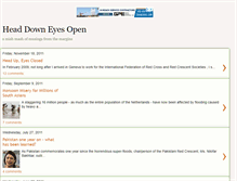 Tablet Screenshot of headdowneyesopen.blogspot.com