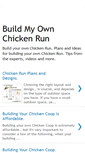 Mobile Screenshot of buildmyownchickenrun.blogspot.com