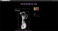Desktop Screenshot of operariog4.blogspot.com