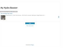 Tablet Screenshot of myhydrobooster.blogspot.com