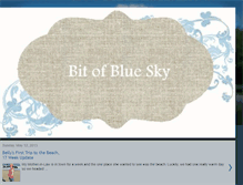 Tablet Screenshot of bitofblueskyy.blogspot.com