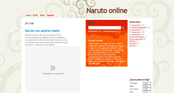 Desktop Screenshot of onlinenarutoshippuuden.blogspot.com