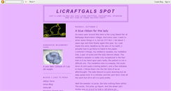 Desktop Screenshot of licraftgals-spot.blogspot.com