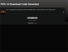 Tablet Screenshot of fifa-14-download-code-generator.blogspot.com