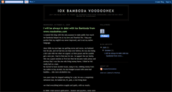 Desktop Screenshot of ioxbambodavoodoohex.blogspot.com