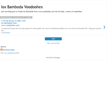 Tablet Screenshot of ioxbambodavoodoohex.blogspot.com