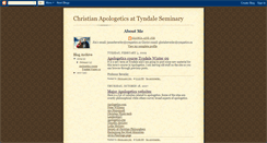 Desktop Screenshot of christianapologetics2007-2008.blogspot.com