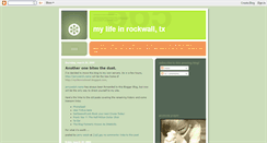 Desktop Screenshot of mylifeinrockwall.blogspot.com