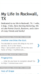 Mobile Screenshot of mylifeinrockwall.blogspot.com