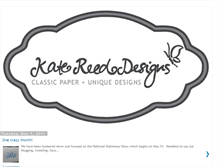 Tablet Screenshot of katereeddesigns.blogspot.com