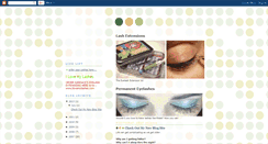 Desktop Screenshot of ilovemylashes.blogspot.com