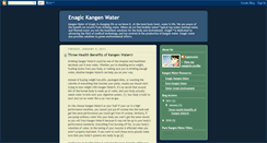 Desktop Screenshot of enagicwaterpurity.blogspot.com